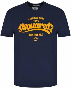 DSquared² T-Shirts Made Of Cotton - Blue