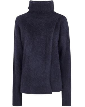Uma Wang Pull Col Roulé - Bleu
