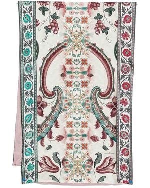 Pierre Louis Mascia Aloeuw+Wonderful Scarf Cm 65X190 - White