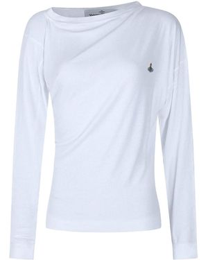 Vivienne Westwood Long Sleeve Hebo Top - Blue