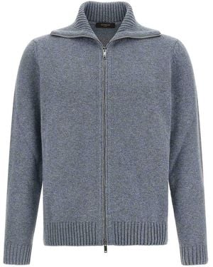 Zanone Virgin Wool Cardigan - Gray