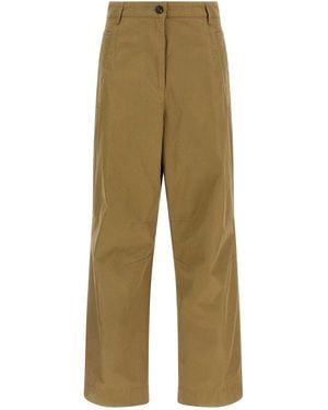Dries Van Noten Pinks Pants - Natural