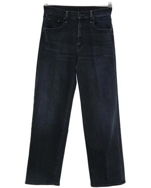 Mother Straight Leg Jeans - Blau