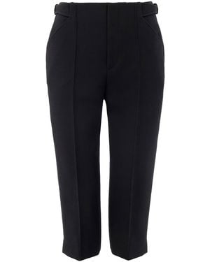 Chloé Wool Capri Pants - Blue