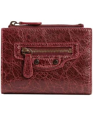 Balenciaga Le City Bifold Wallet - Red