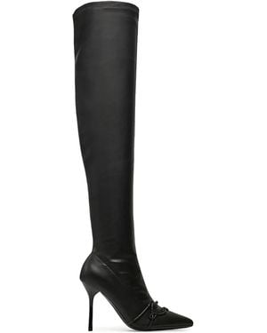 KARL LAGERFELD Sarabande Stretch Knee Boot - Black