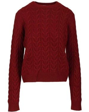 Max Mara Slim Cashmere Jumper - Red