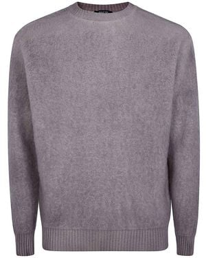 Avant Toi Round Neck Pullover - Gray
