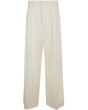 Wardrobe NYC Low Rise Trouser - White