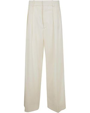 Wardrobe NYC Low Rise Trouser - White