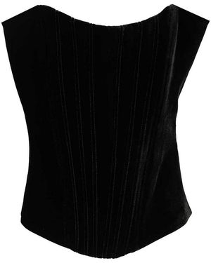 Raquel Diniz Sleeveless Tops - Black