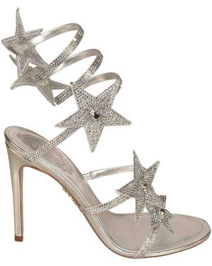 Rene Caovilla Sandals - Metallic