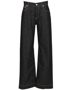 McQueen Wide Leg Jeans - Black