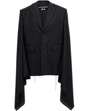 Junya Watanabe Seymo Wool Cape - Black