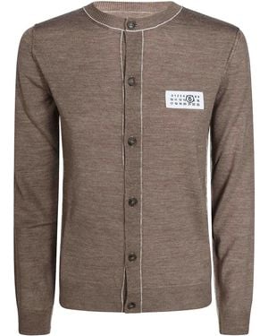 MM6 by Maison Margiela Cardigan - Brown