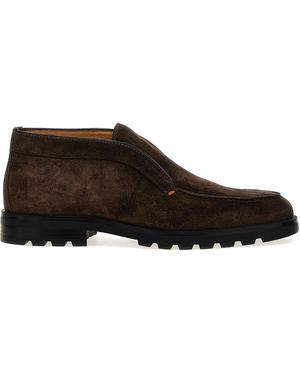 Santoni Suede Boots - Brown