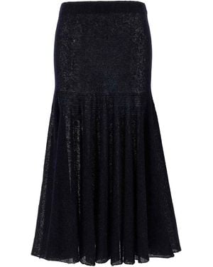 Magda Butrym Pf25 Knitwear 16 Skirt Skirt - Black