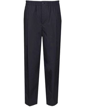 Giorgio Armani Elasticated Waist Trousers - Blue
