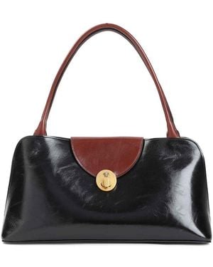 Versace Medium E/W Shoulder Bag - Black