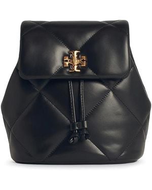 Tory Burch Kira Leather Backpack - Black