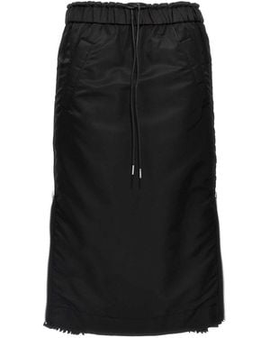 Sacai Cargo Skirt - Black