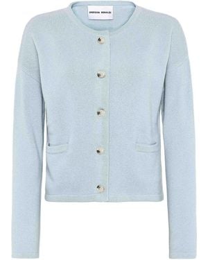 EMERSON RENALDI Buttoned Cardigan With Pockets - Blue