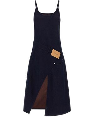 JW Anderson 'Twisted Workwear' Dress - Blue