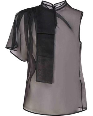 Genny Asimmetrical Top - Black