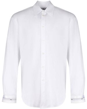 MSGM Msgm Shirt Made Of Cotton - White