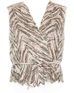 Brunello Cucinelli Knitted Vest - White