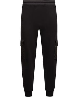 Moncler Cotton Blend Jogger Trousers - Black