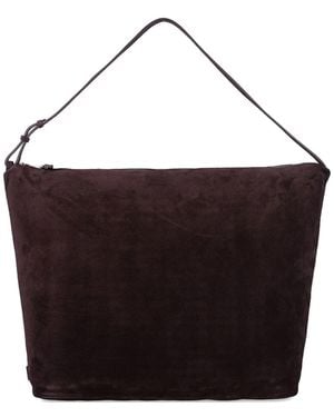 Emporio Armani Leather Xl Hobo Bag - Black