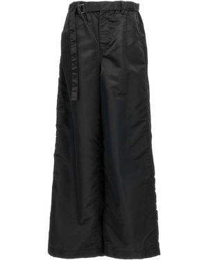 Sacai Nylon Twill Pants - Black
