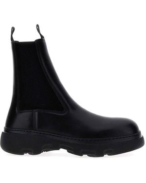 Burberry Leather Chelsea Boots For - Black
