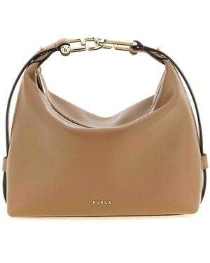 Furla Mignon Shoulder Bag - Natural