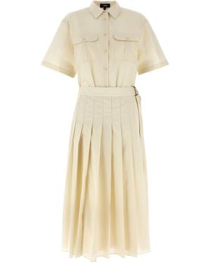 Theory Wrap Dress - Natural
