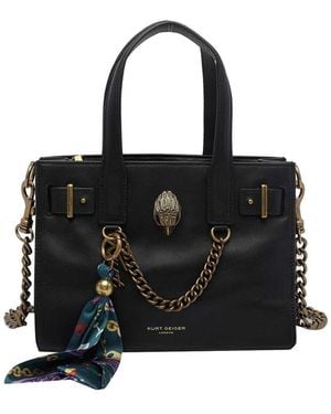 Kurt Geiger Small Sloane Tote Bag - Black