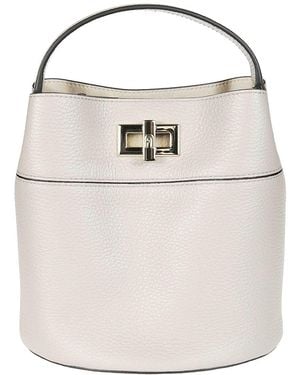 Furla Amelia Mini Bucket Bag - White