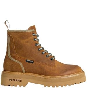 Woolrich Main Boot Crazy Horsecuoio - Brown