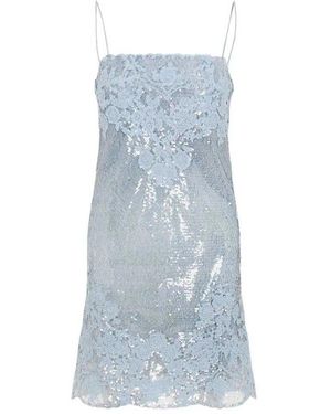 Ermanno Scervino Dress With Embroidery - Blue