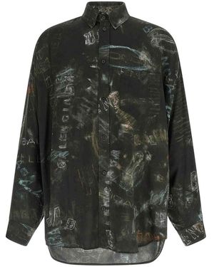 Balenciaga Cocoon Shirt - Black