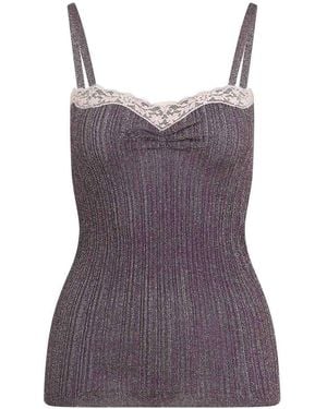 Valentino Garavani Viscose Top - Purple