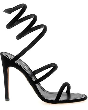 Rene Caovilla Cleo Sandals - Black