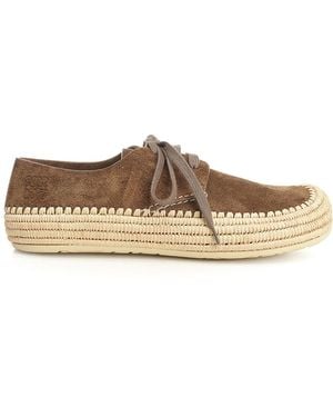 Loewe Rio Lace-Up Shoes - Brown