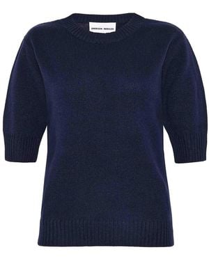EMERSON RENALDI Crew Neck Jumper - Blue