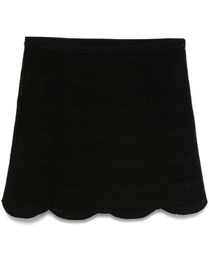Tom Ford Silk And Cotton Mini Skirt - Black