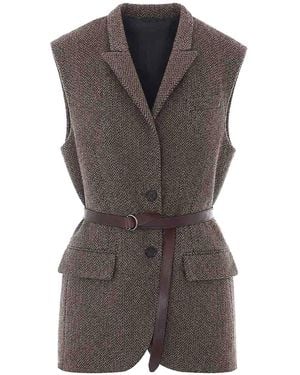 Brunello Cucinelli Vest - Brown