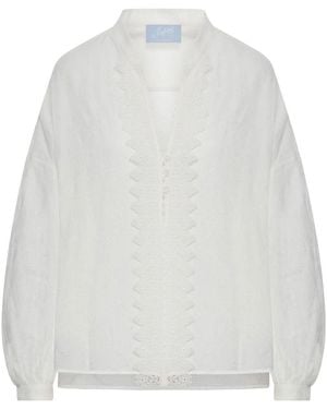 The Seafarer Lena Cotton Shirt - White