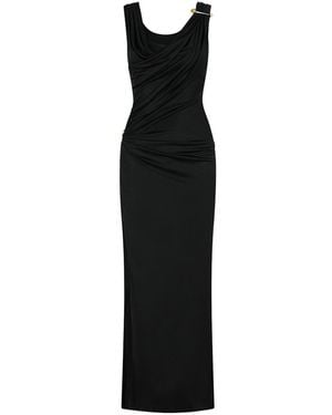 Versace Viscose Dress - Black