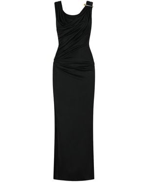 Versace Viscose Dress - Black